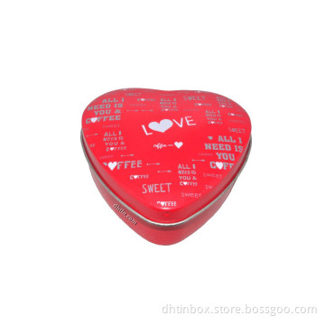 heart metal chocolate box